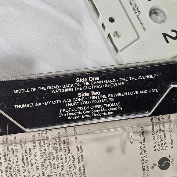 The Pretenders Learning To Crawl Audio Cassette Tape Vintage 1983 - Picture 4 of 4